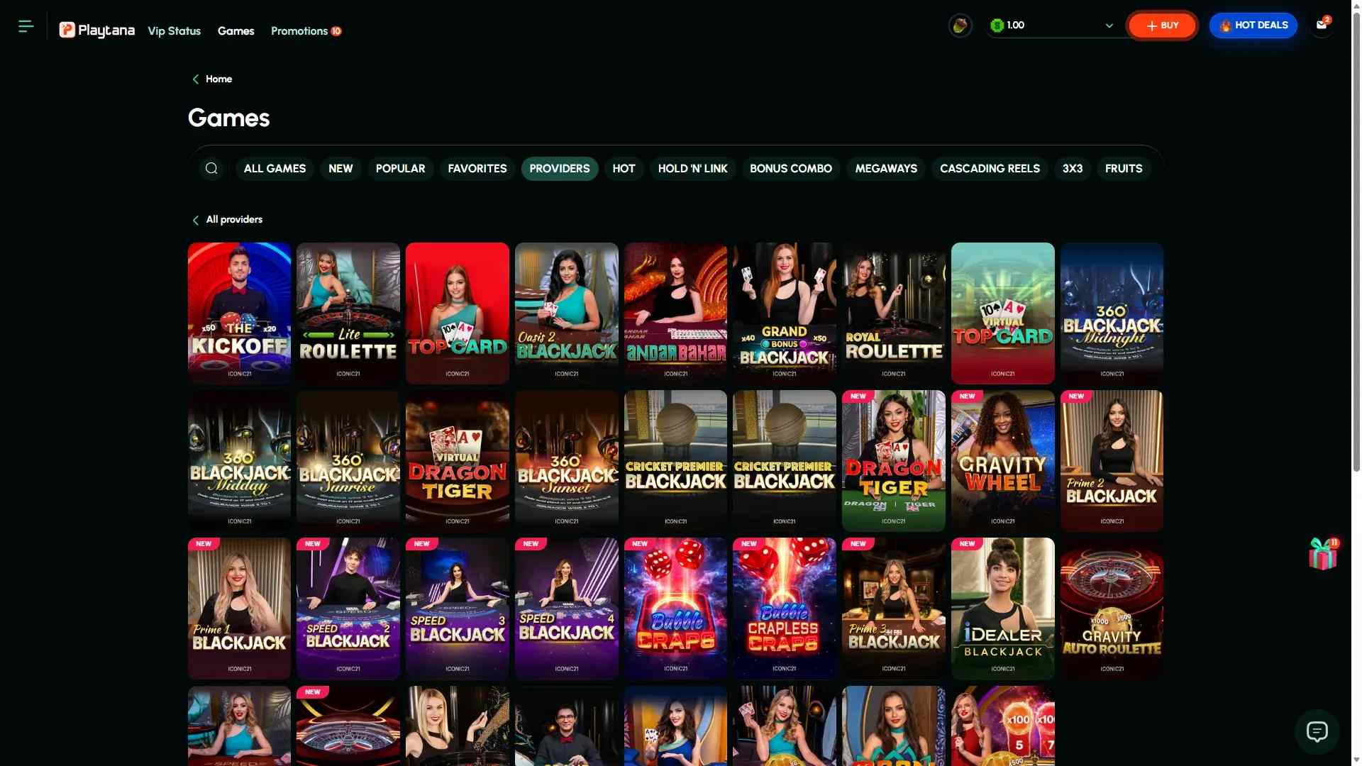 Playtana Live Dealer 
